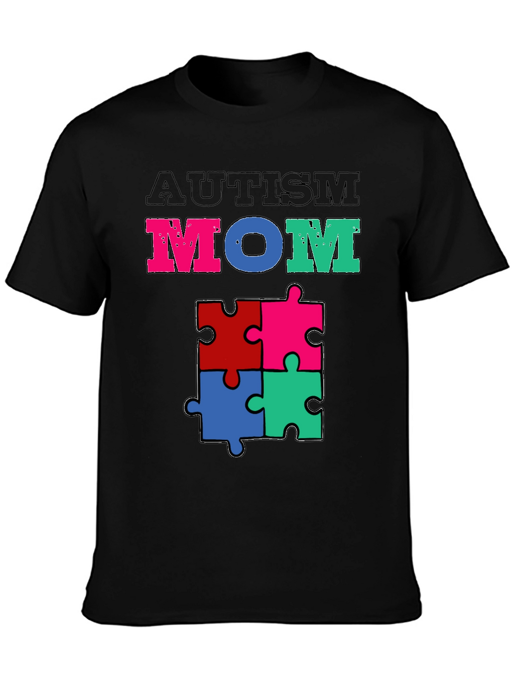 Autism Mom Puzzle Piece T-Shirt