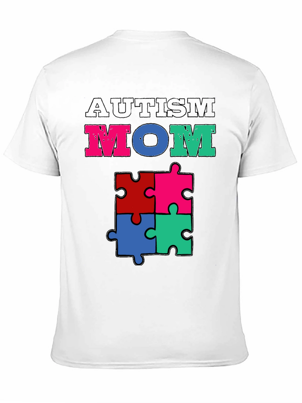 Autism Mom Puzzle Piece T-Shirt