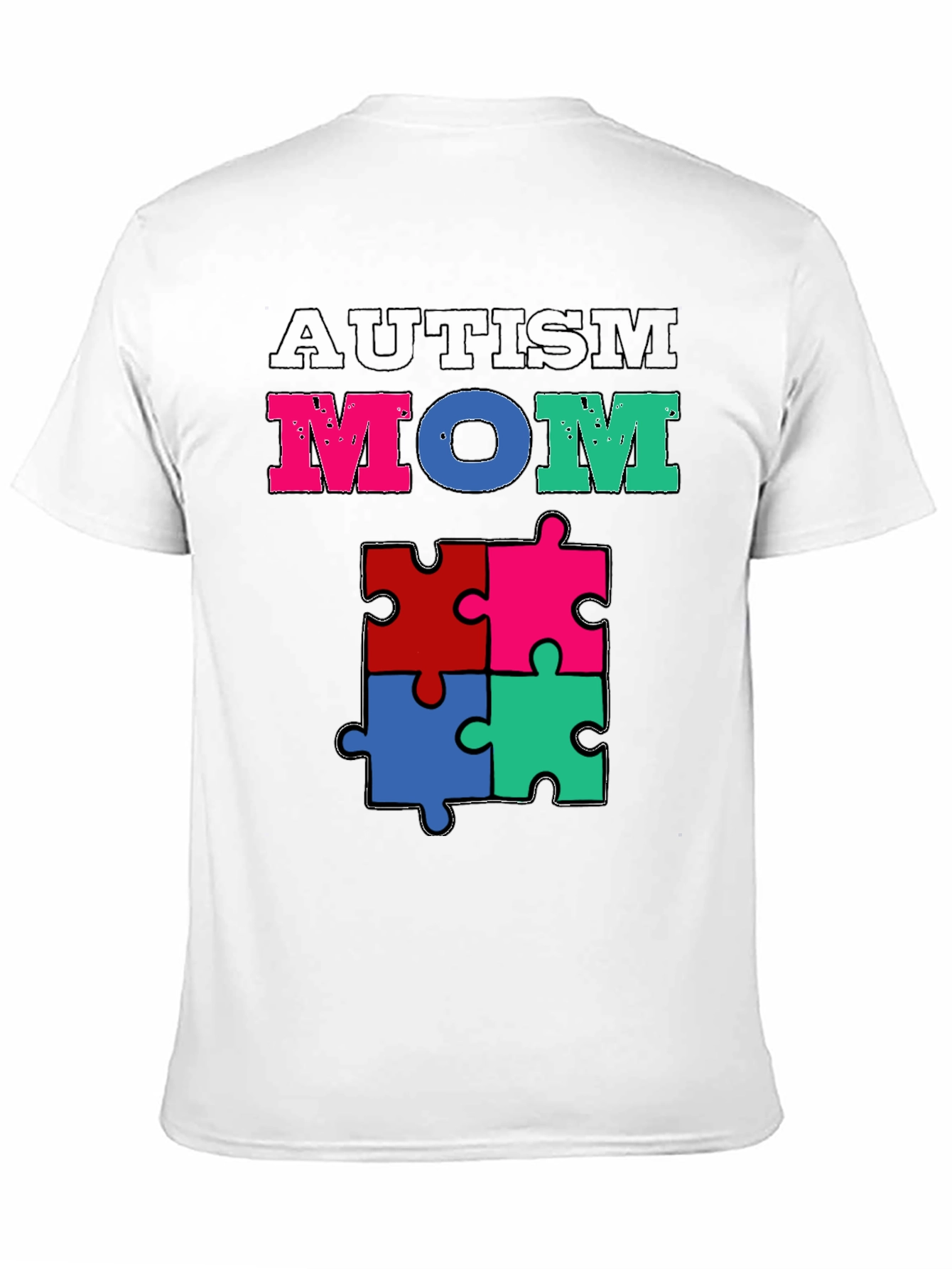 Autism Mom Puzzle Piece T-Shirt