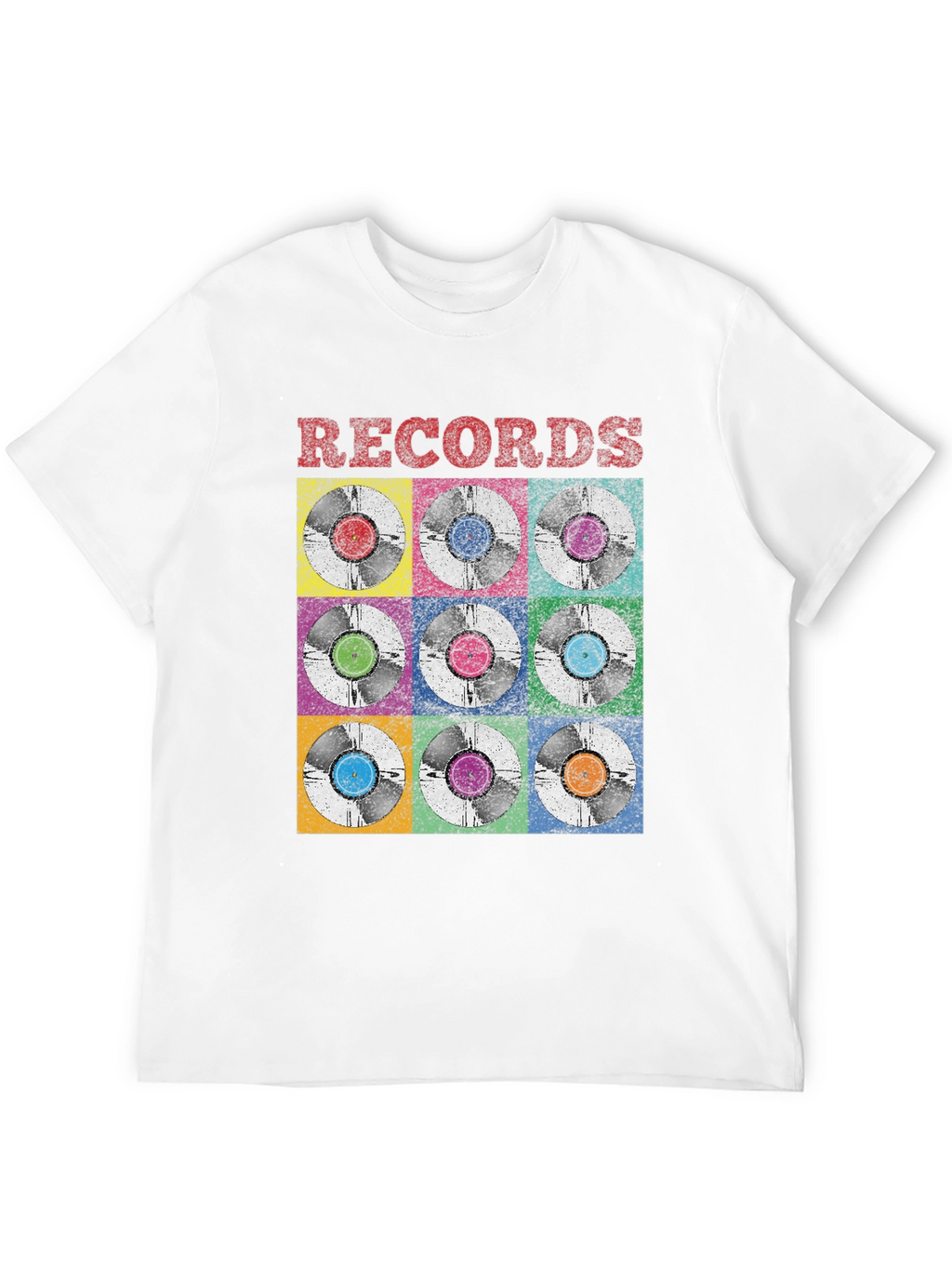 Retro Vinyl Records Graphic Tee