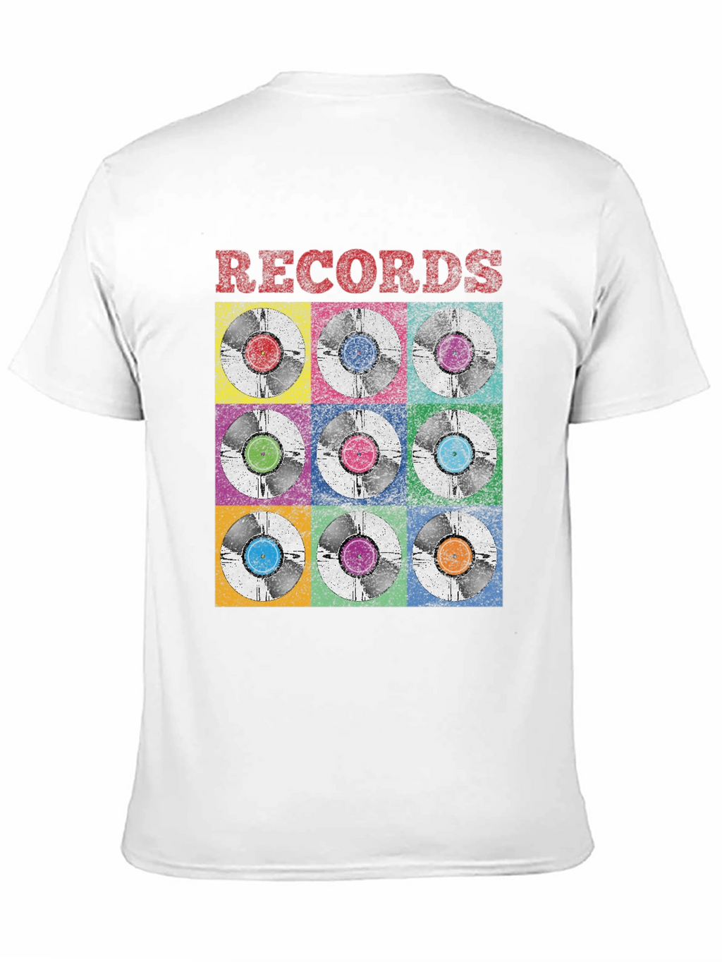 Retro Vinyl Records Graphic Tee
