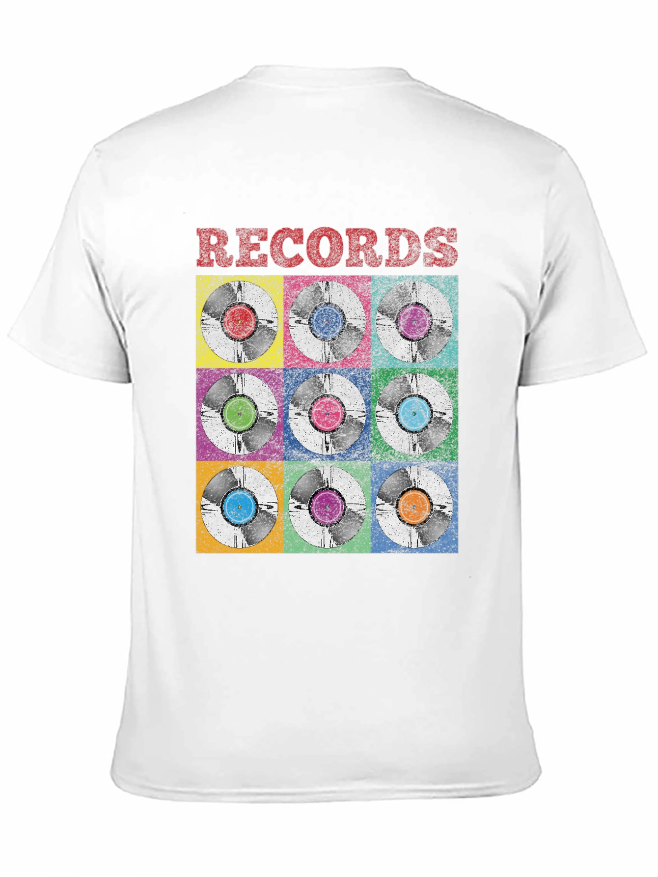 Retro Vinyl Records Graphic Tee