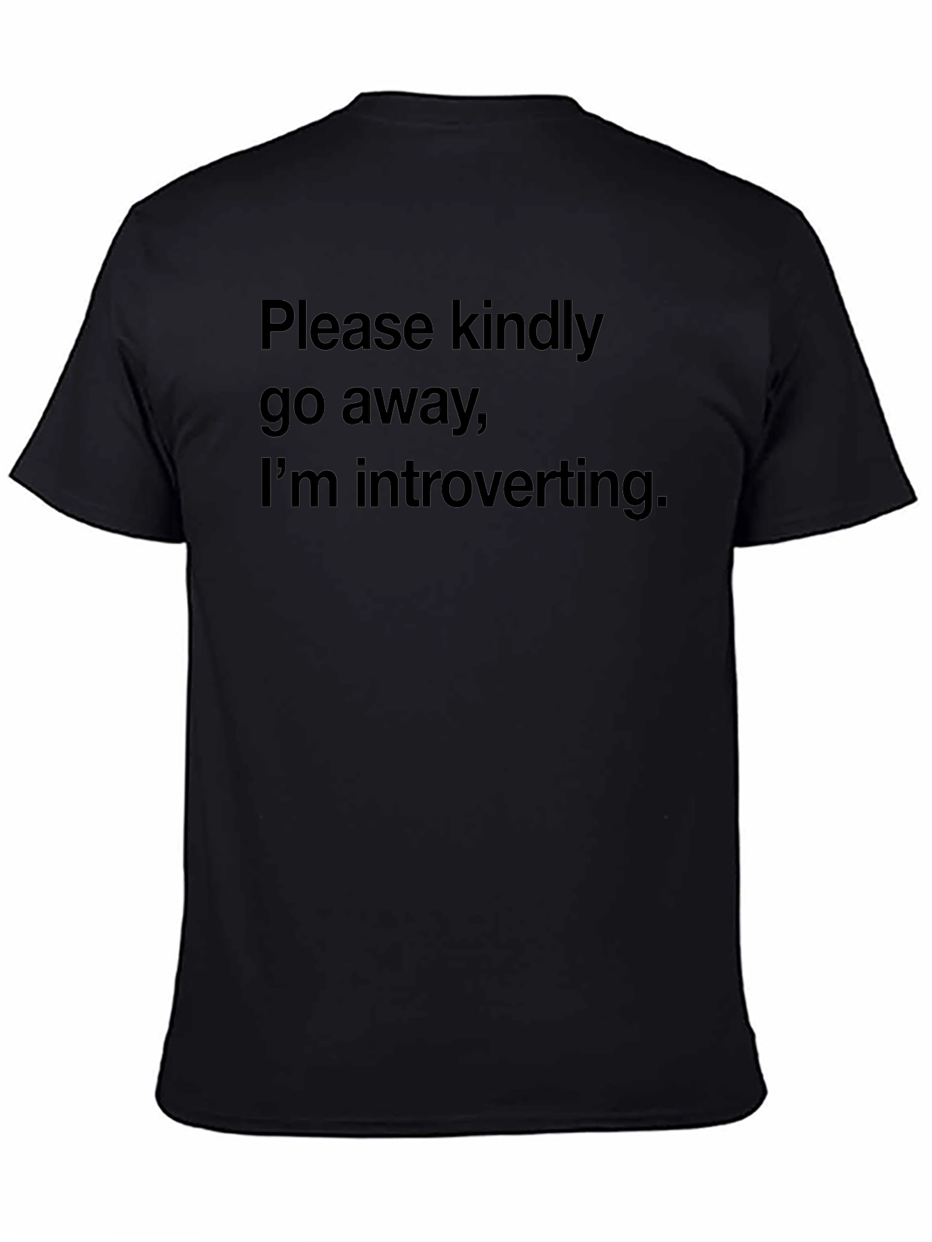 Introvert Humor Tee - Please Kindly Go Away