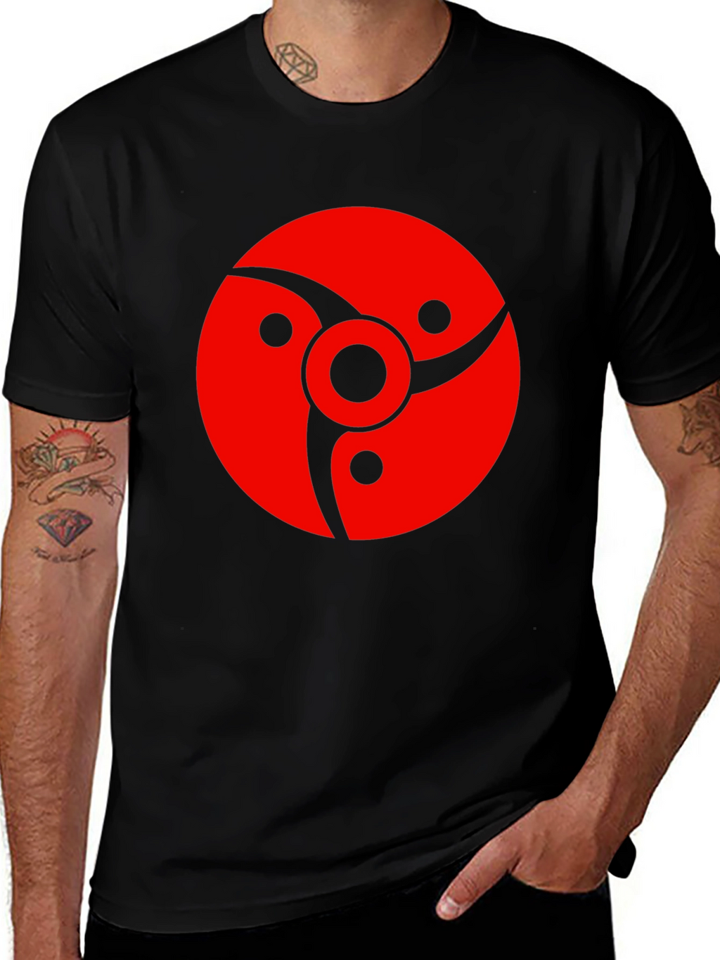 Anime Sharingan T-Shirt - Graphic Tee