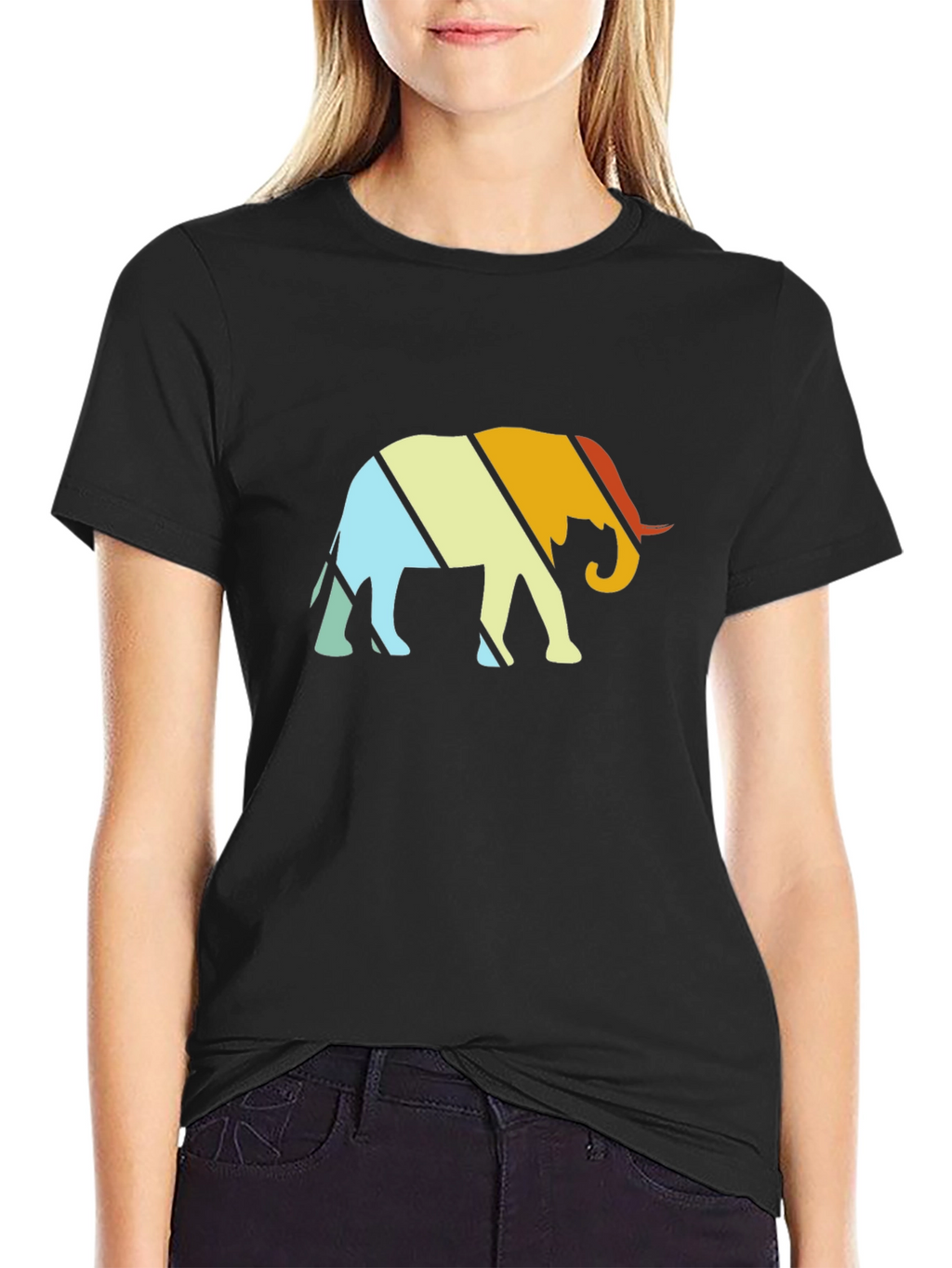 Retro Elephant T-Shirt - Stylish Graphic Tee