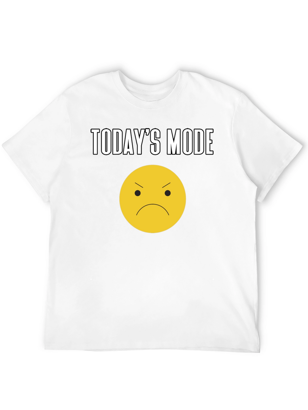 Todays Mood Graphic Tee - Unisex Black T-Shirt