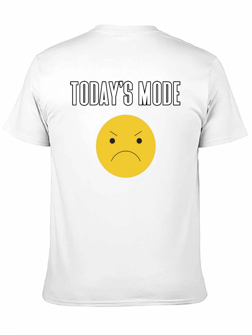 Todays Mood Graphic Tee - Unisex Black T-Shirt