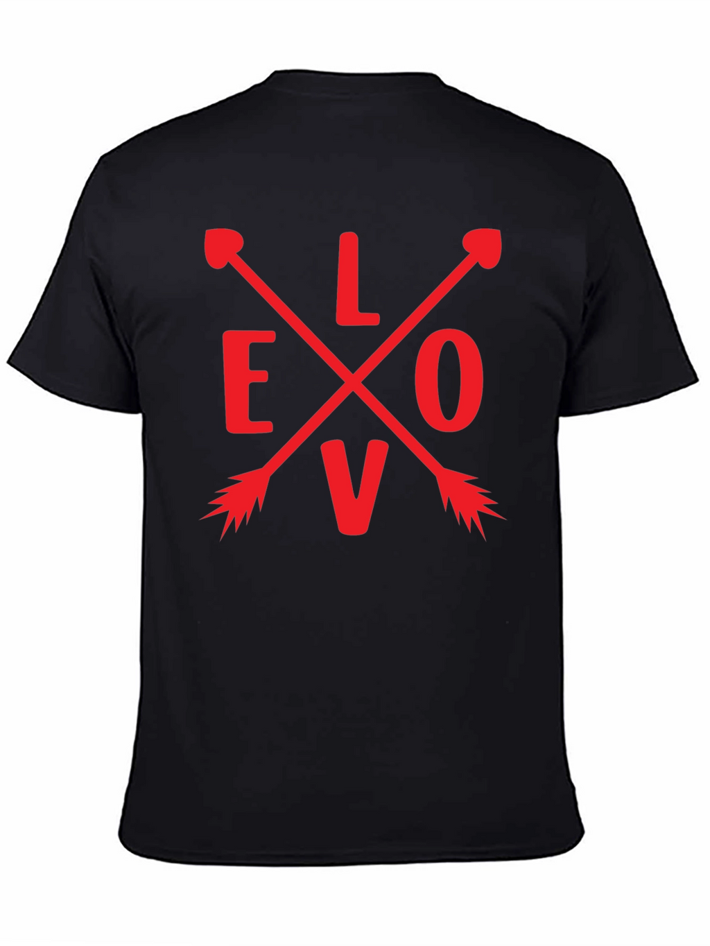 Love Arrow Graphic Tee - Black Unisex T-Shirt