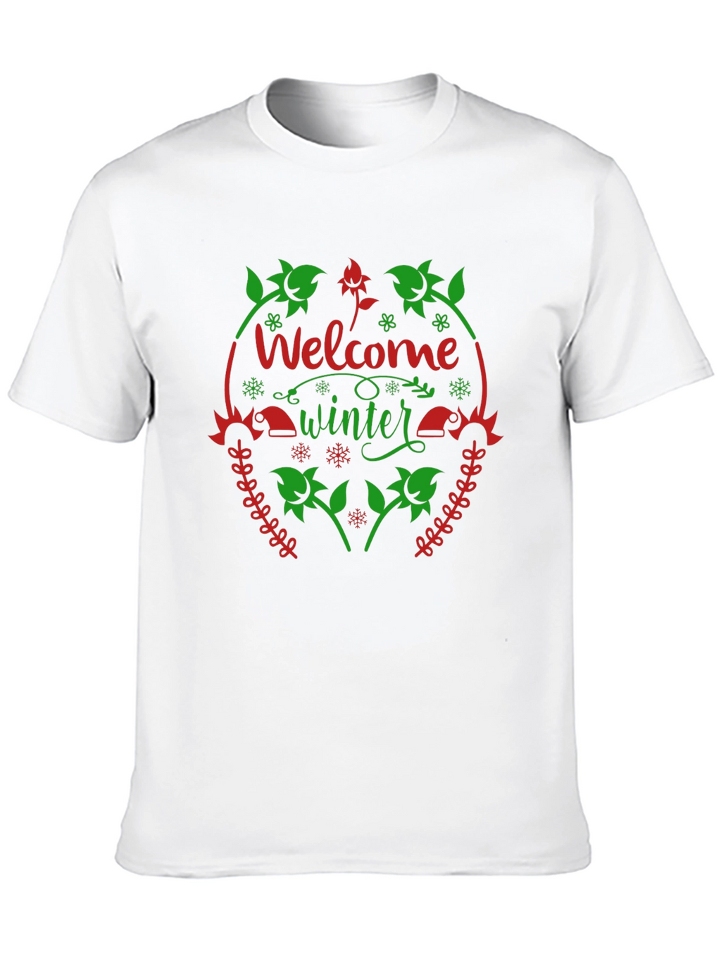 Welcome Winter Black T-Shirt