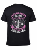 Cheerleader Sunshine Hurricane Black Graphic Tee