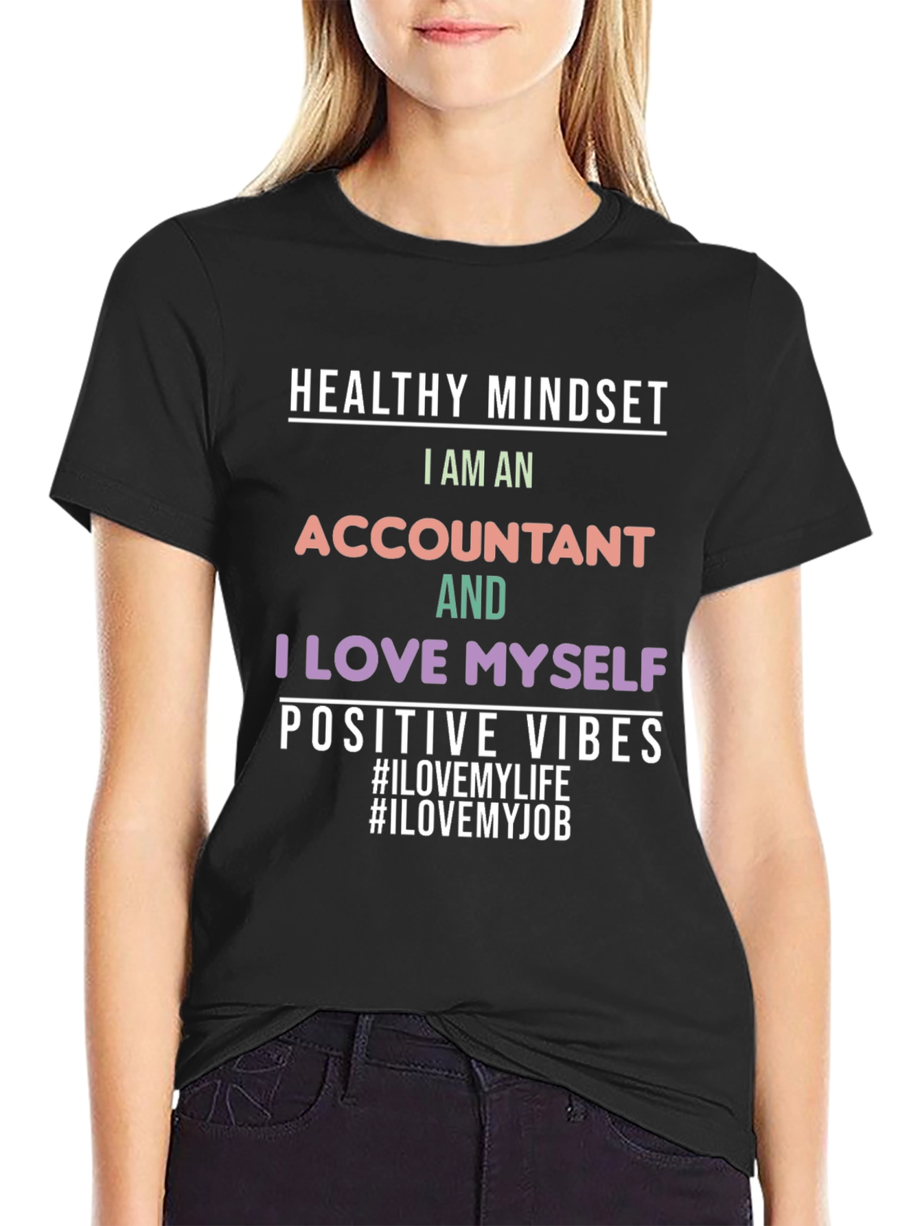 Accountant Pride Black T-Shirt
