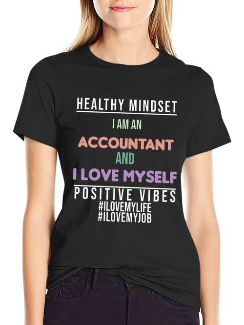 Accountant Pride Black T-Shirt