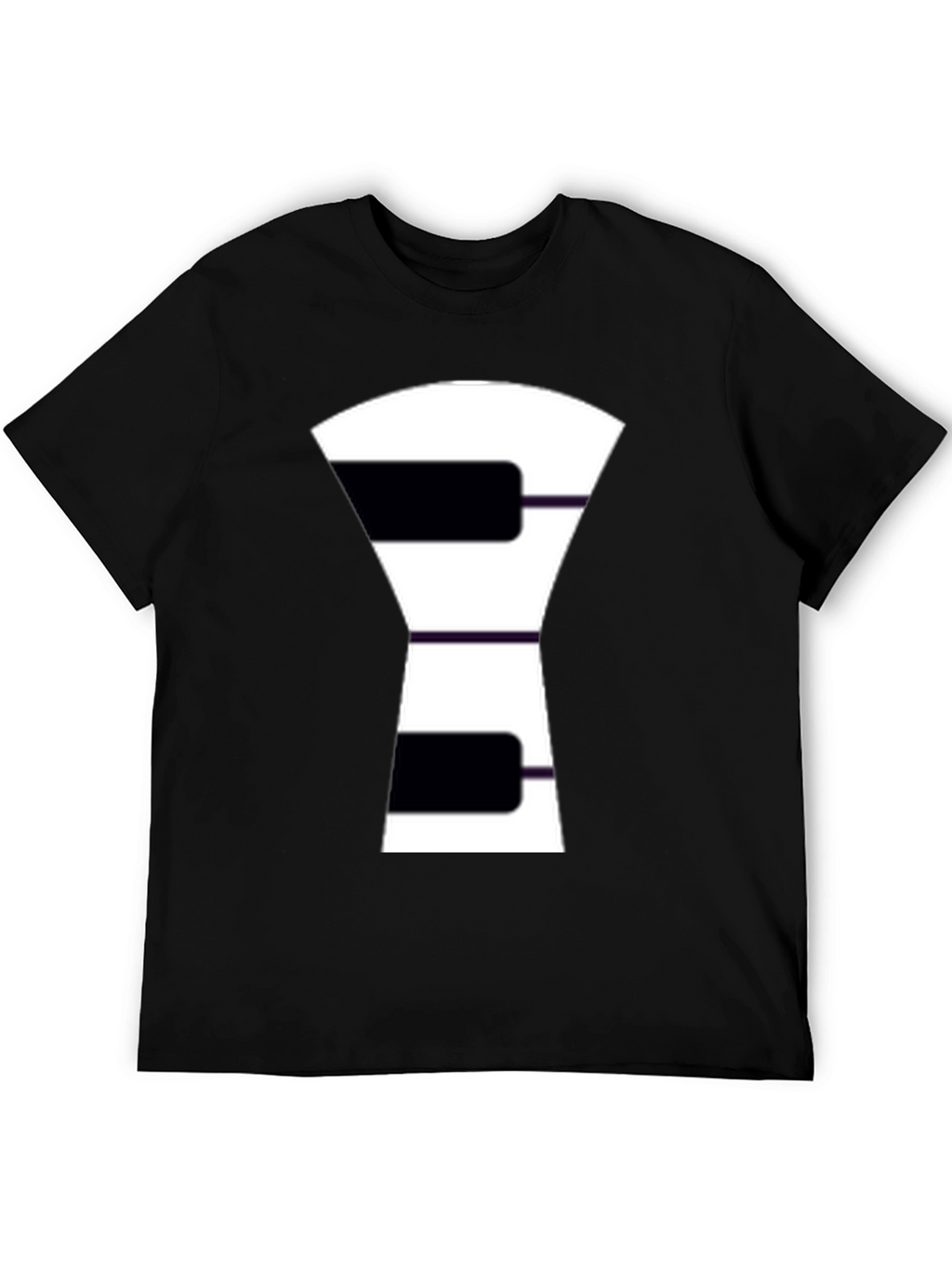 Piano Key Graphic Tee - Unique Music Lovers Shirt