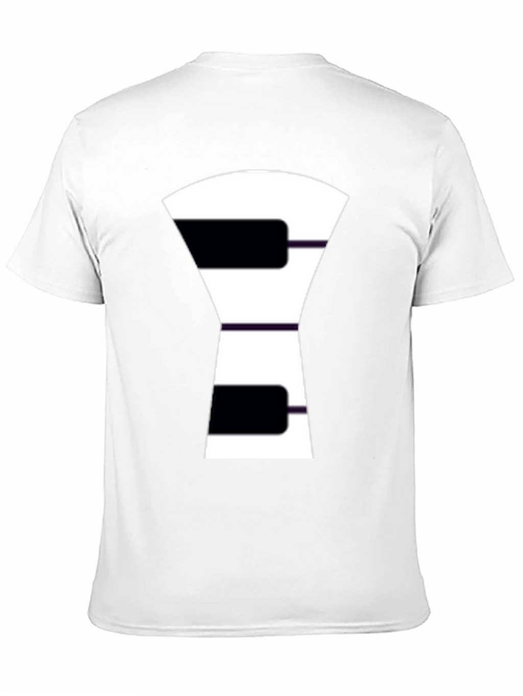 Piano Key Graphic Tee - Unique Music Lovers Shirt