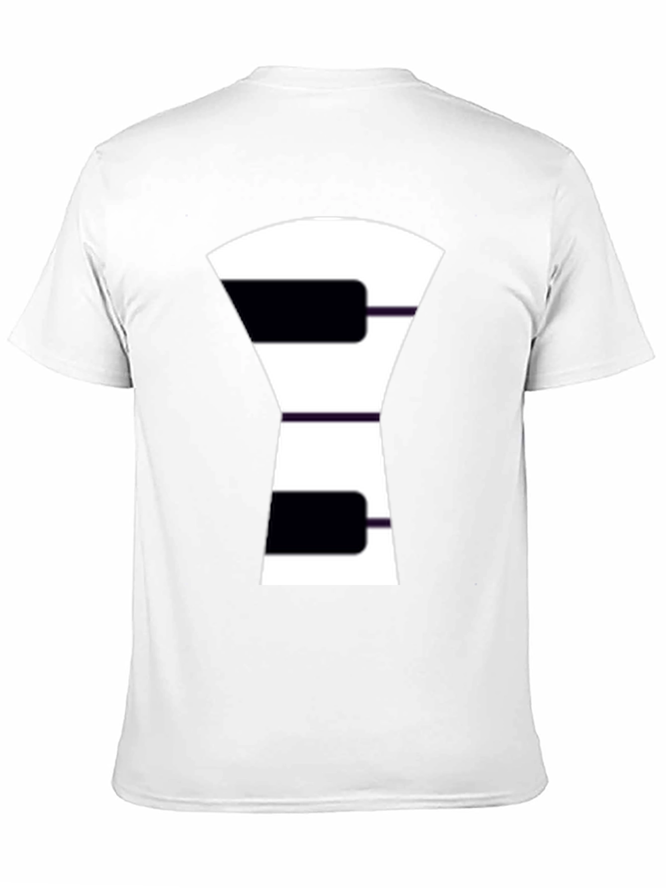 Piano Key Graphic Tee - Unique Music Lovers Shirt