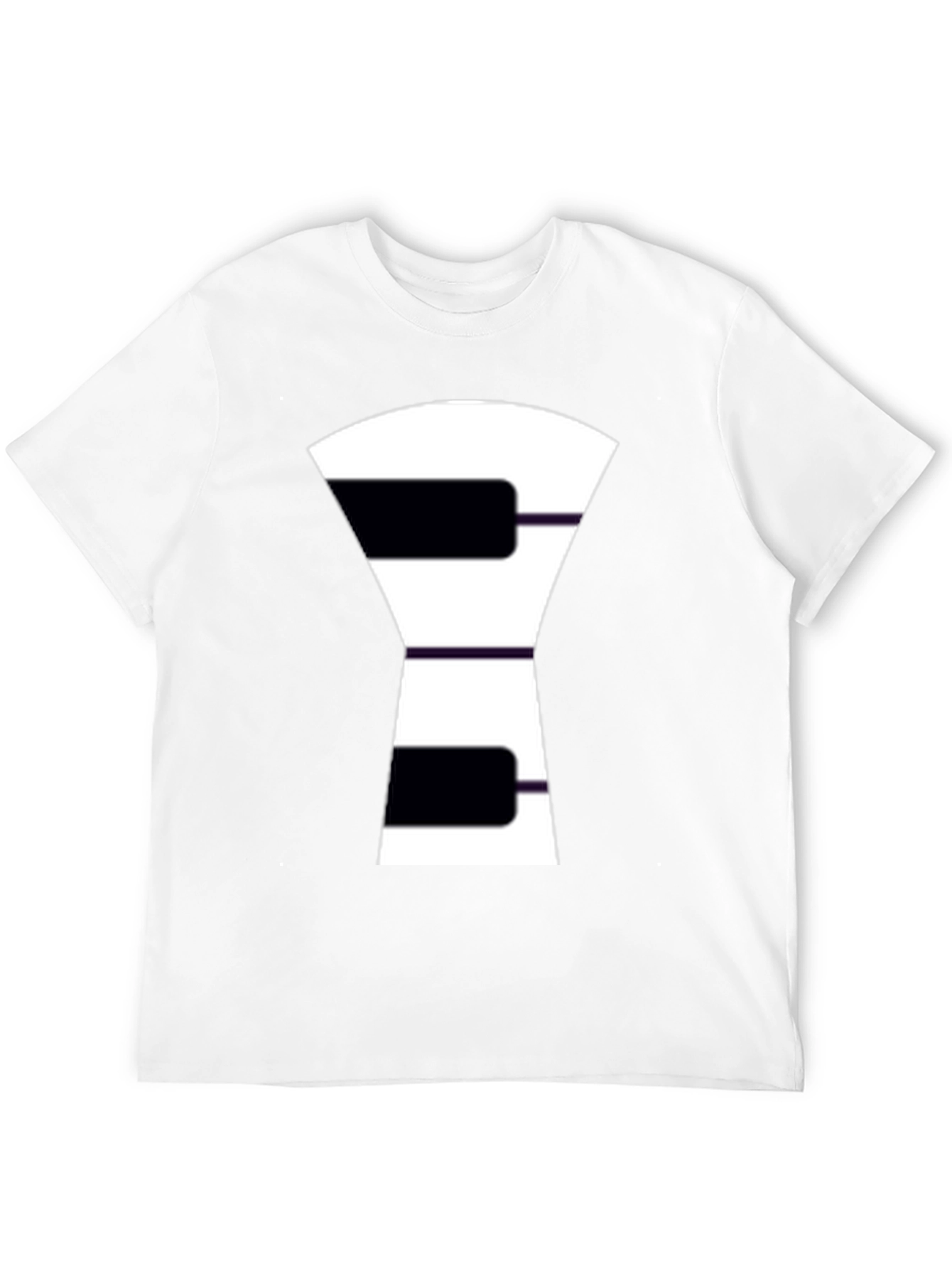 Piano Key Graphic Tee - Unique Music Lovers Shirt