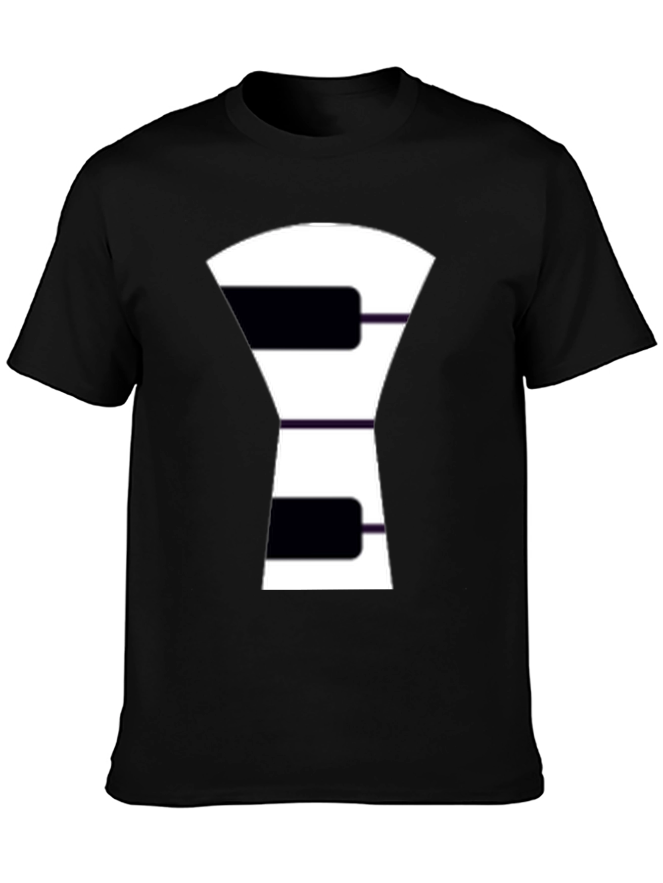 Piano Key Graphic Tee - Unique Music Lovers Shirt
