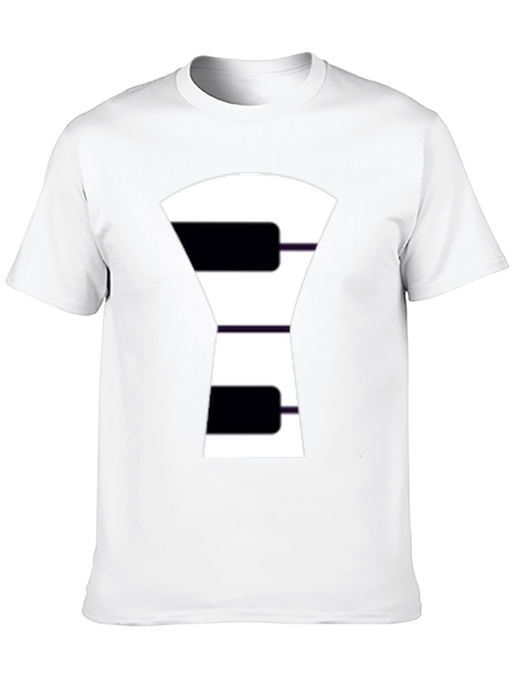 Piano Key Graphic Tee - Unique Music Lovers Shirt