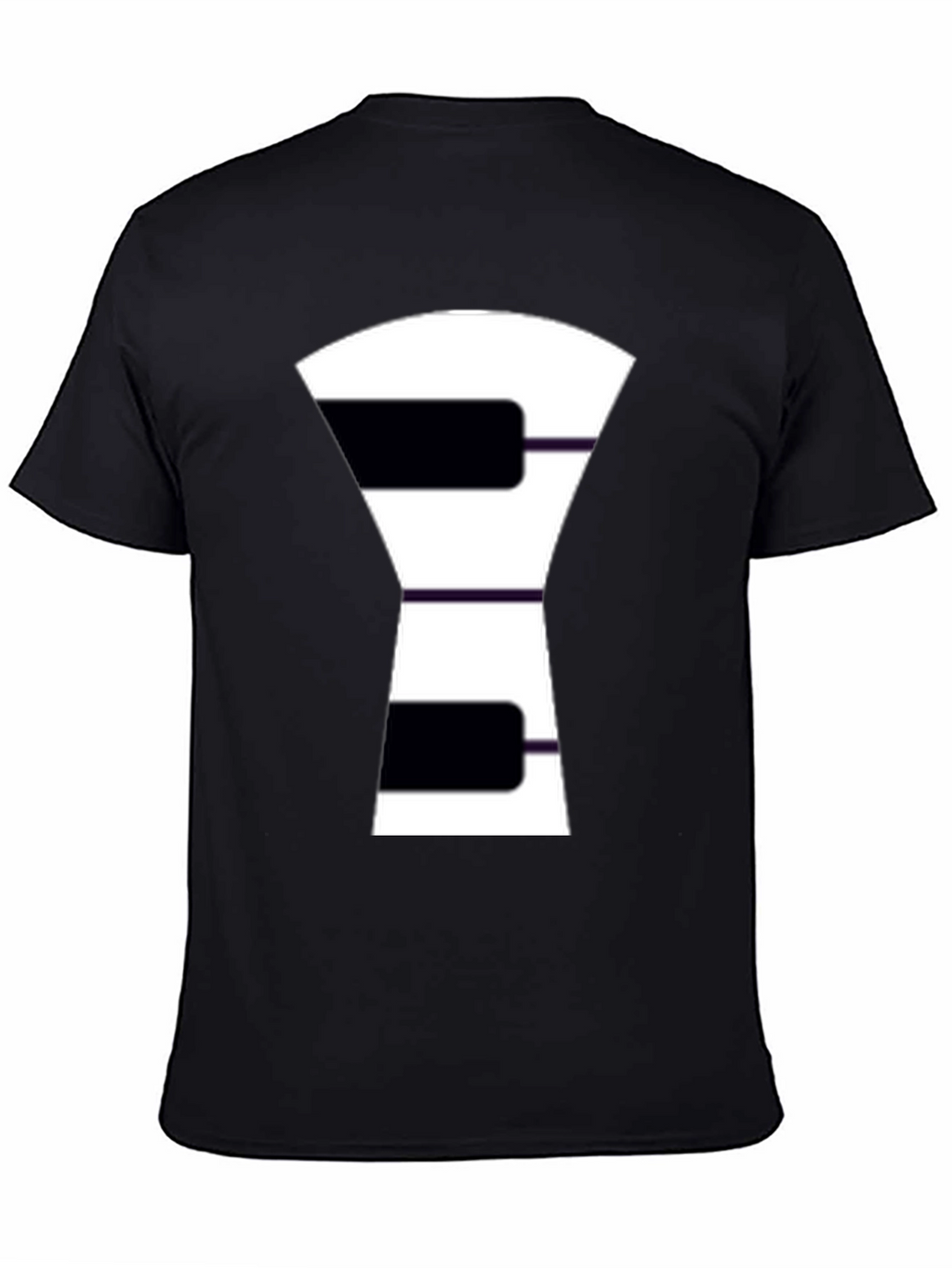 Piano Key Graphic Tee - Unique Music Lovers Shirt