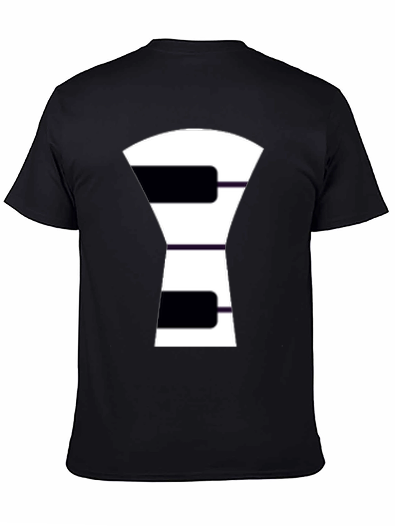 Piano Key Graphic Tee - Unique Music Lovers Shirt