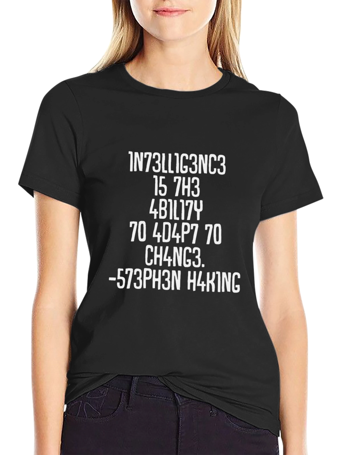 Intelligence and Hacking Inspired Graphic T-Shirt