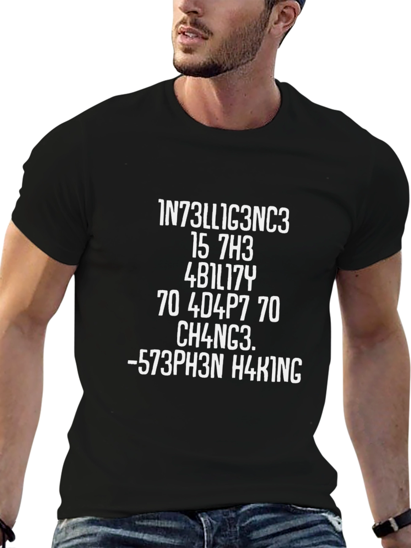 Intelligence and Hacking Inspired Graphic T-Shirt