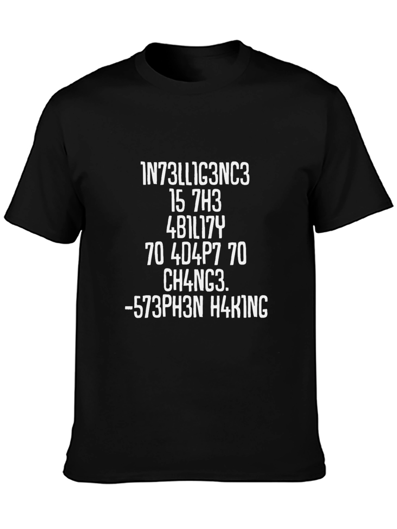 Intelligence and Hacking Inspired Graphic T-Shirt