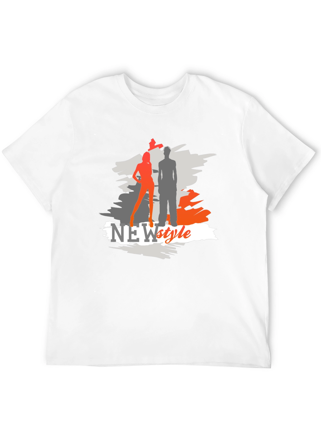 New Style Graphic Tee - Black