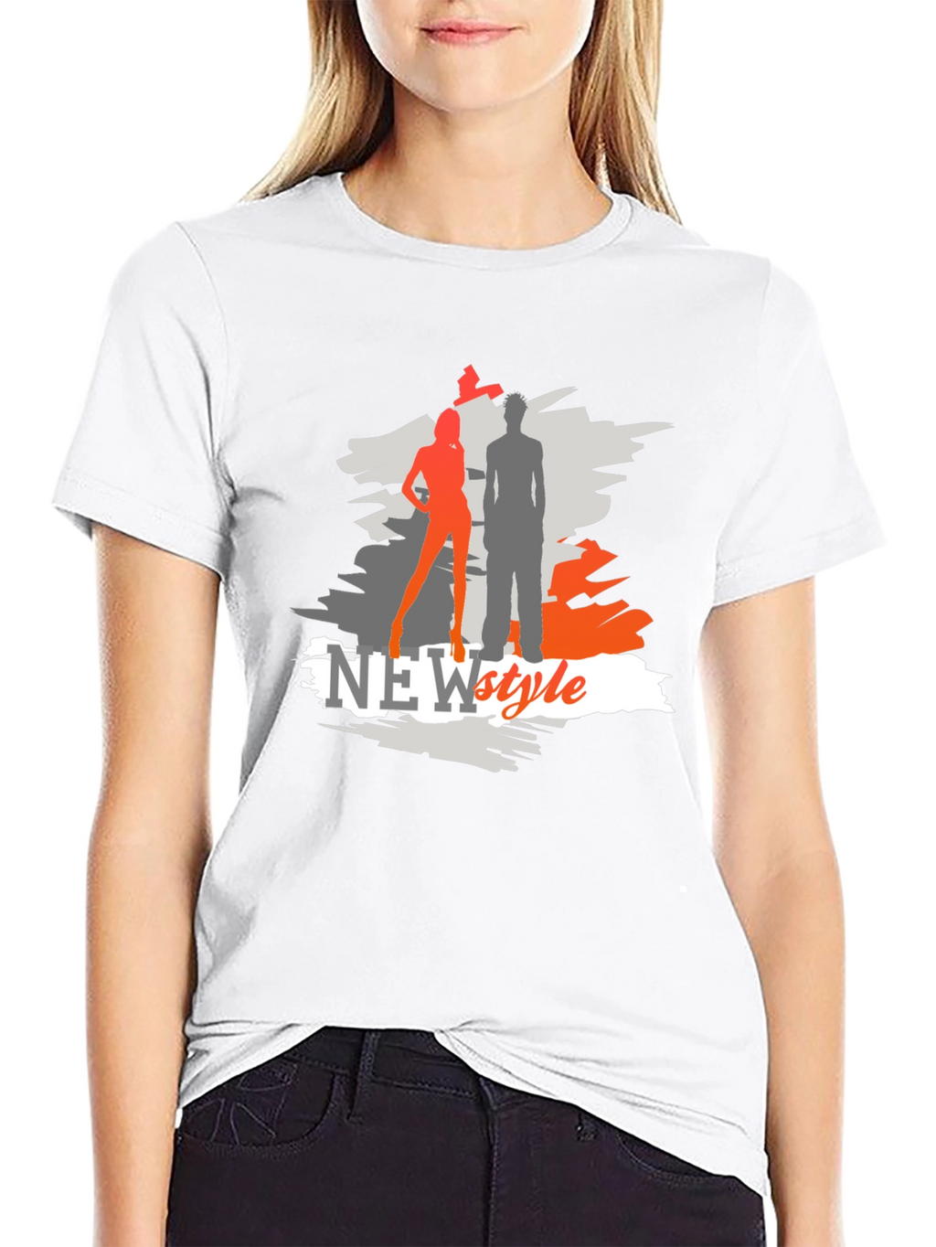 New Style Graphic Tee - Black