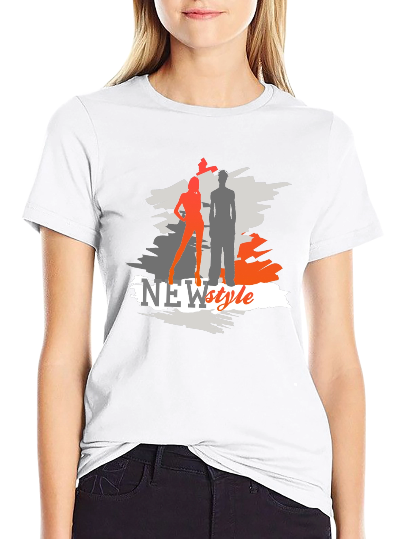 New Style Graphic Tee - Black
