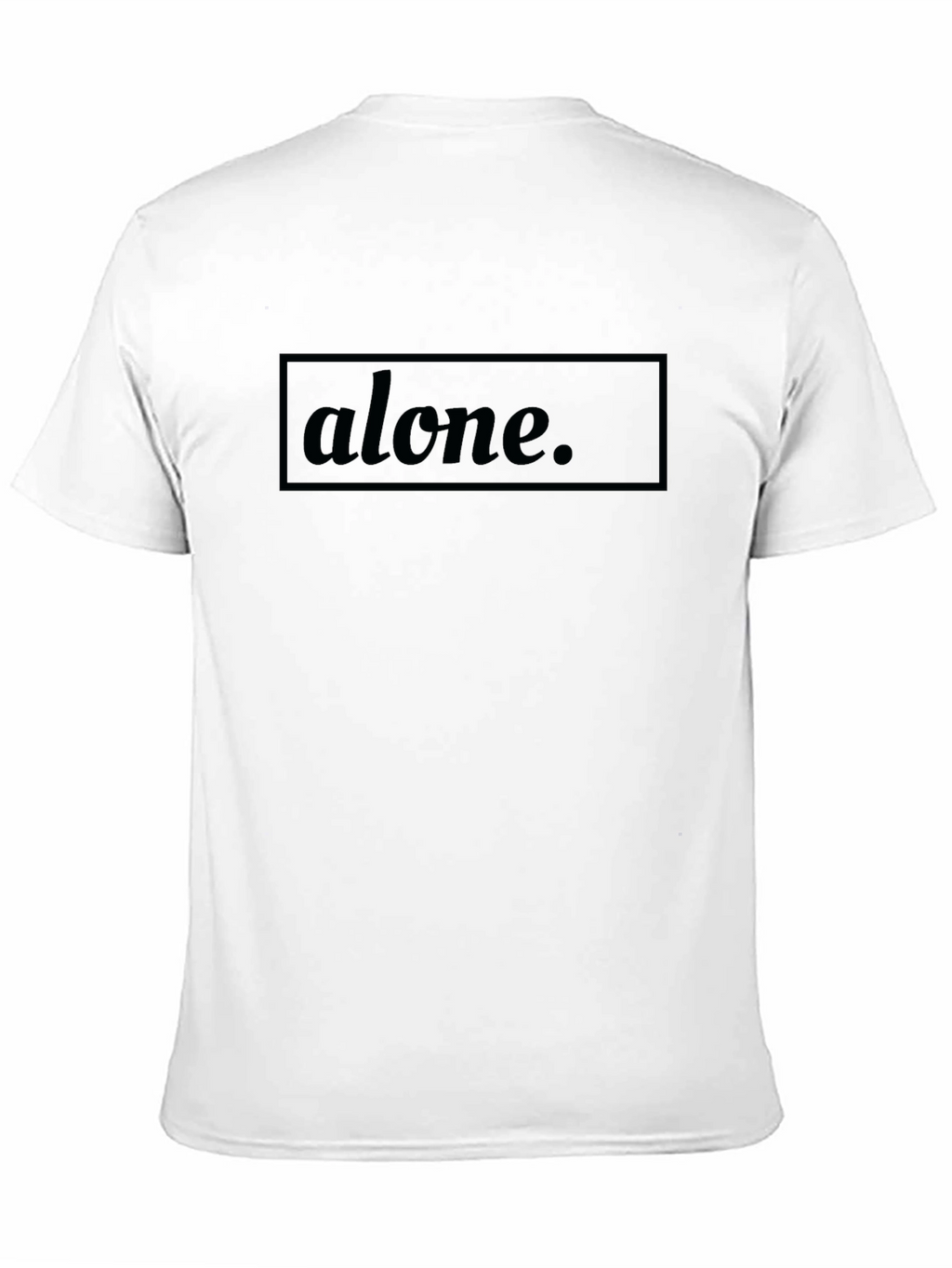 Alone Graphic Tee - Mens Black T-Shirt