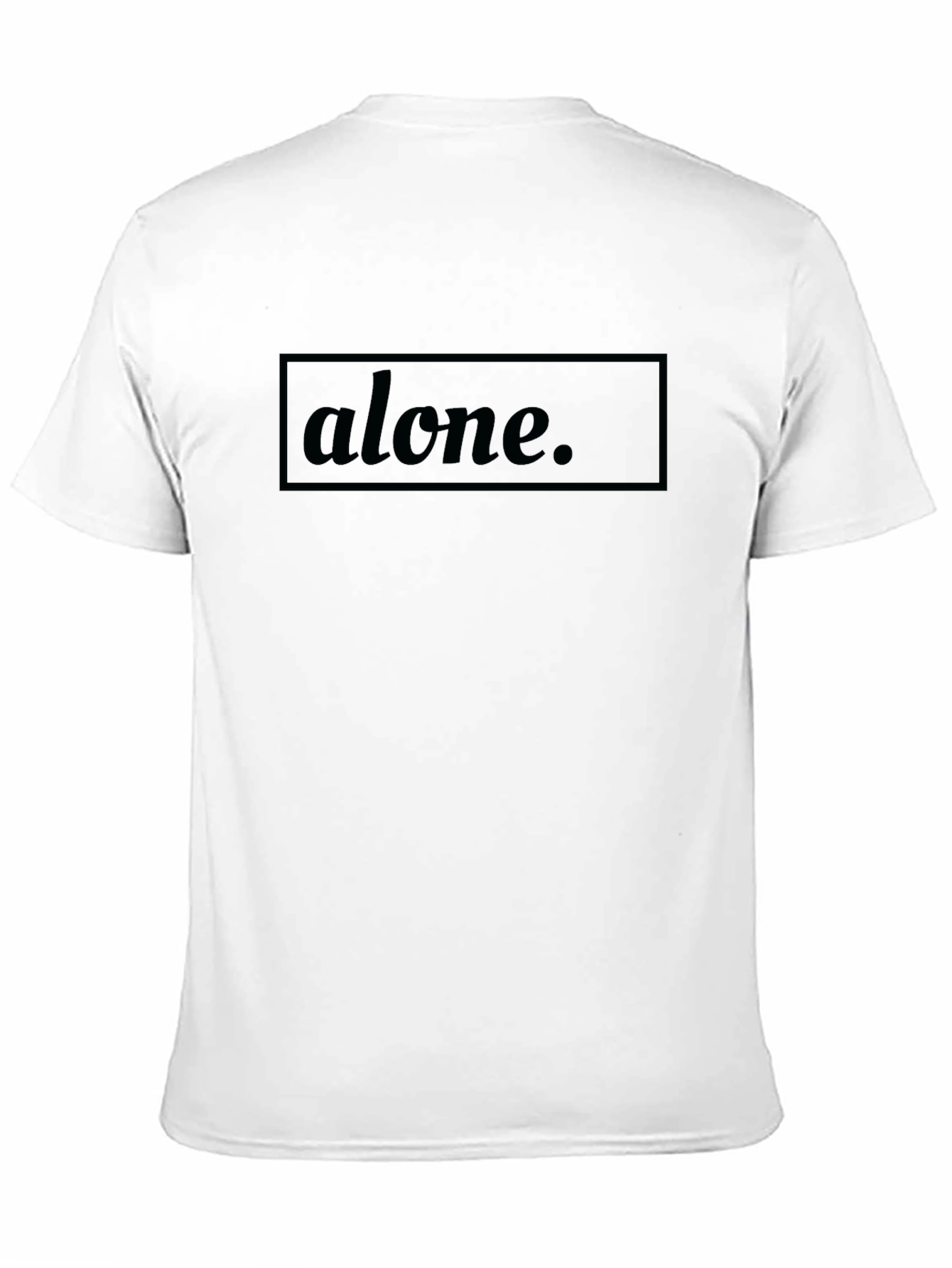 Alone Graphic Tee - Mens Black T-Shirt