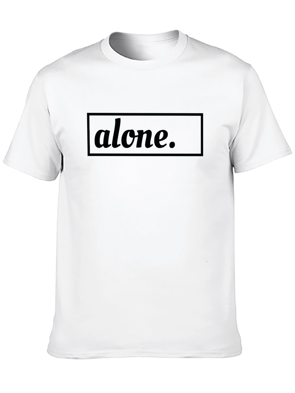 Alone Graphic Tee - Mens Black T-Shirt