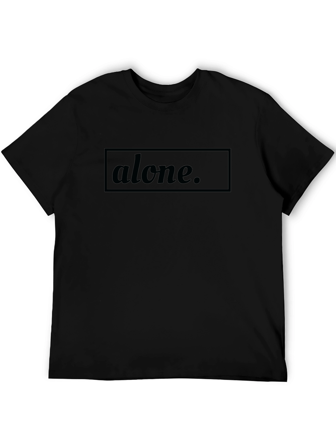 Alone Graphic Tee - Mens Black T-Shirt