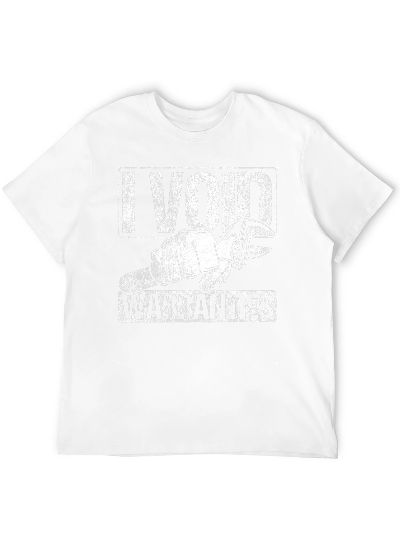 I Void Warranties Graphic Tee - Black