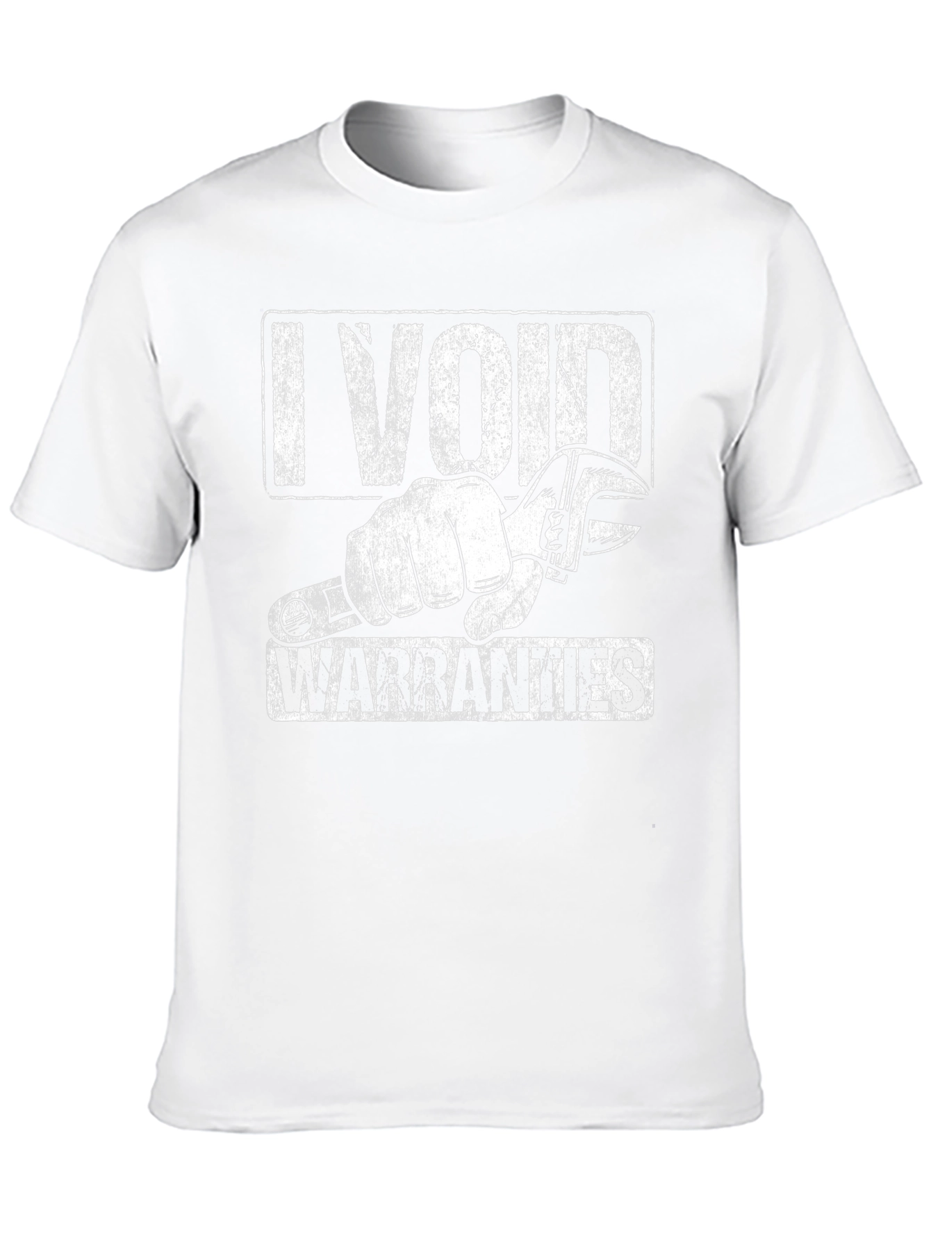 I Void Warranties Graphic Tee - Black
