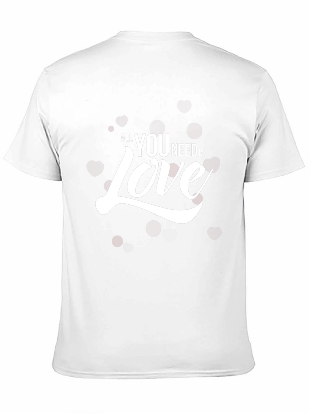 All You Need Is Love Black Graphic Tee