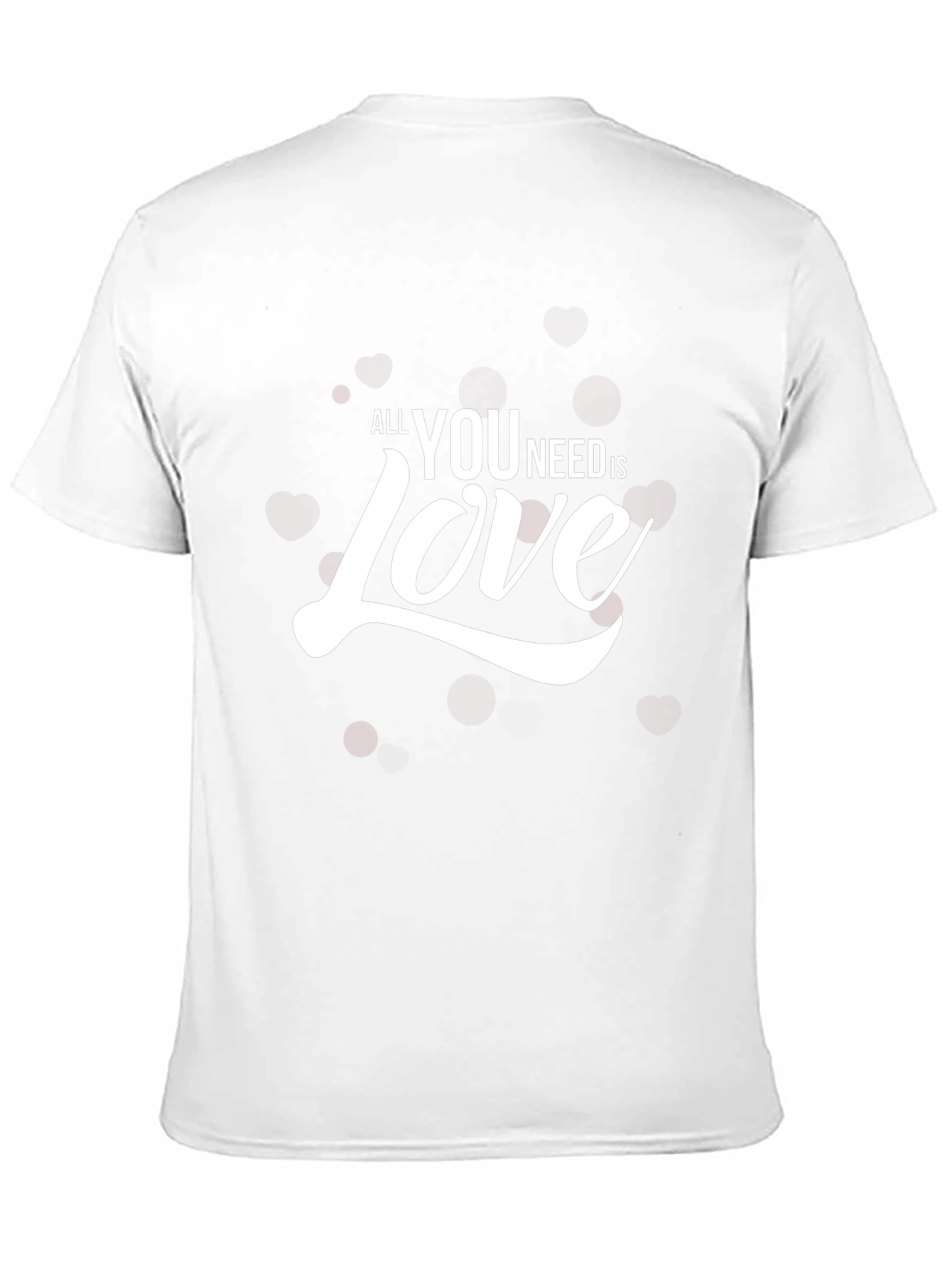 All You Need Is Love Black Graphic Tee