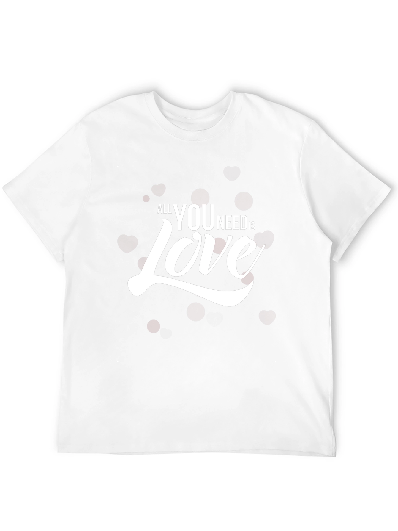 All You Need Is Love Black Graphic Tee