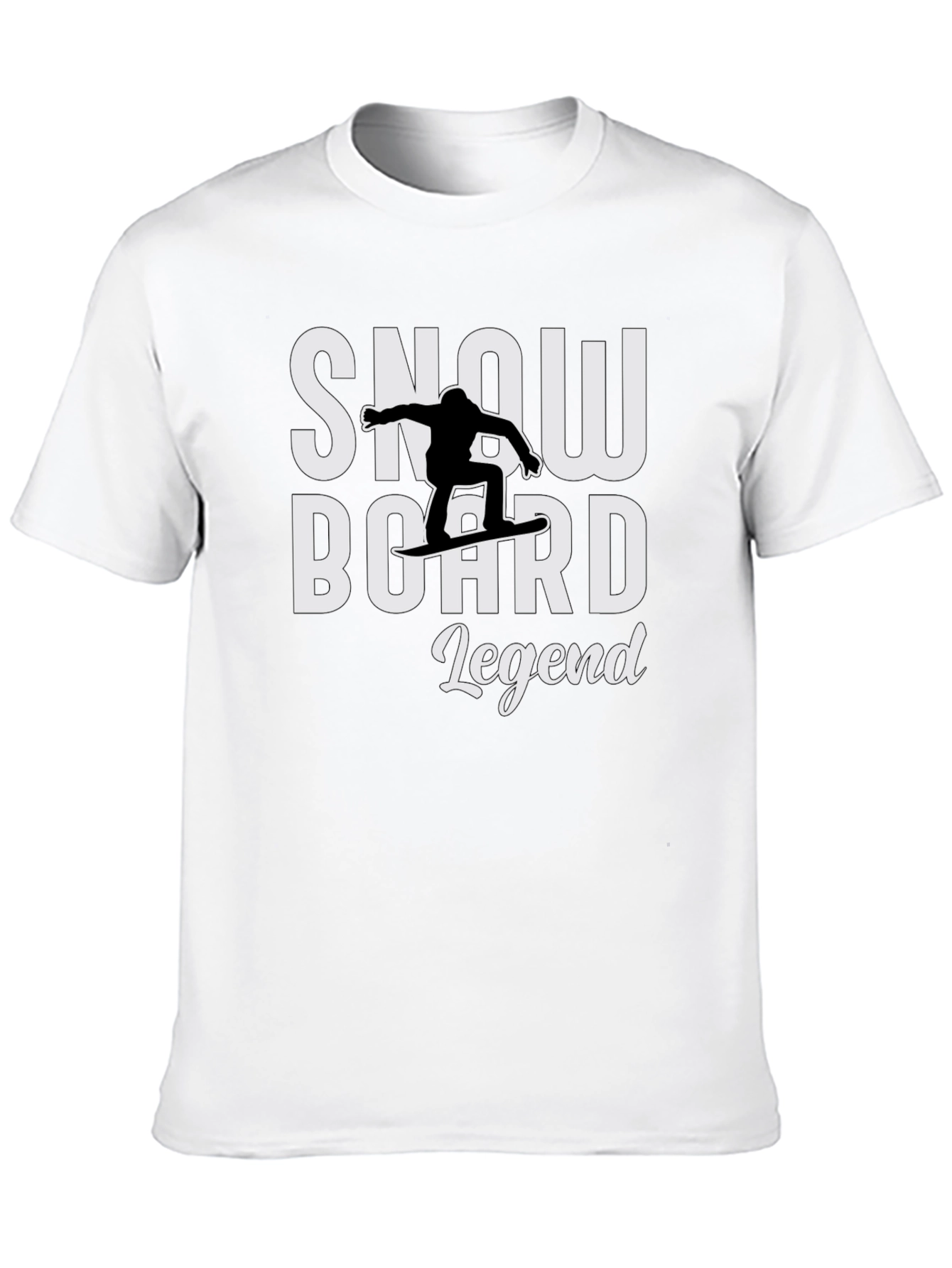 Snowboard Legend T-Shirt - Black Graphic Tee