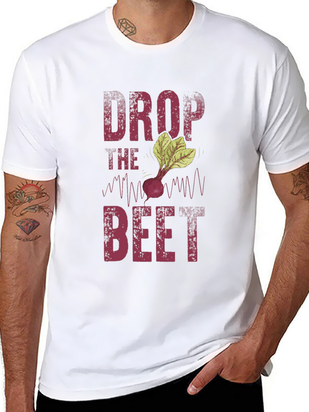 Drop the Beet T-Shirt - Funny Graphic Tee