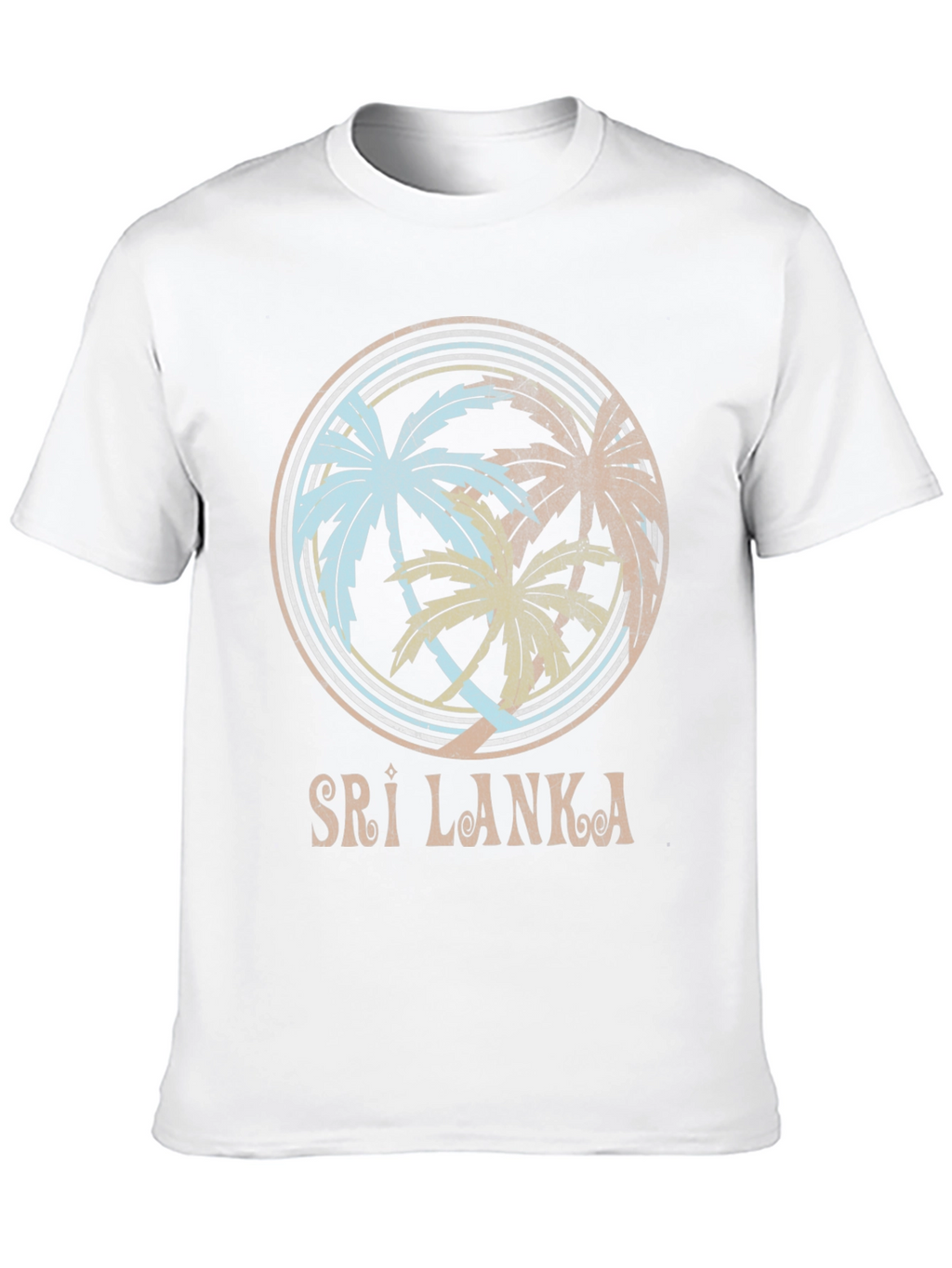 Sri Lanka Palm Tree T-Shirt - Island Vibes