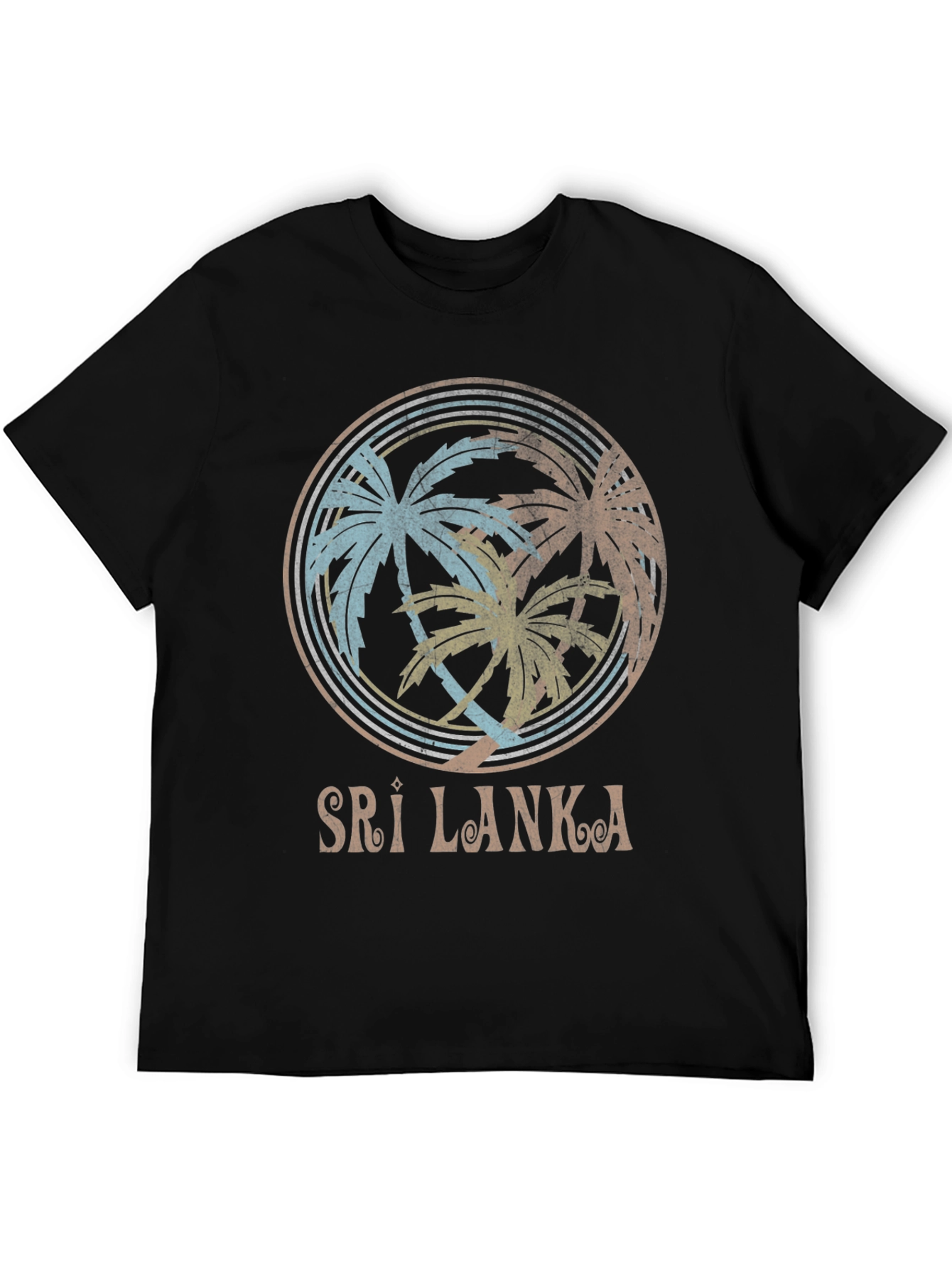 Sri Lanka Palm Tree T-Shirt - Island Vibes
