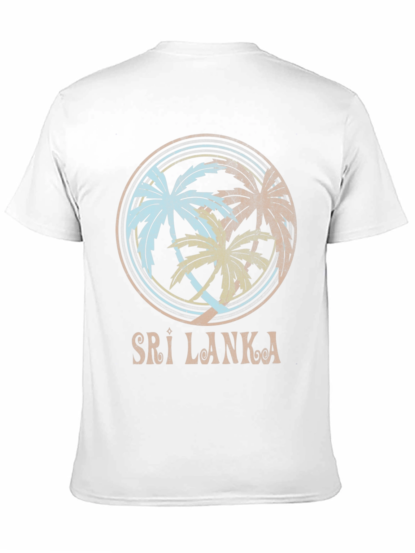 Sri Lanka Palm Tree T-Shirt - Island Vibes