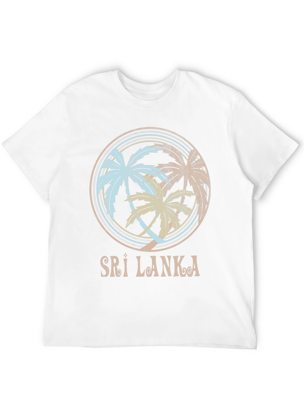 Sri Lanka Palm Tree T-Shirt - Island Vibes