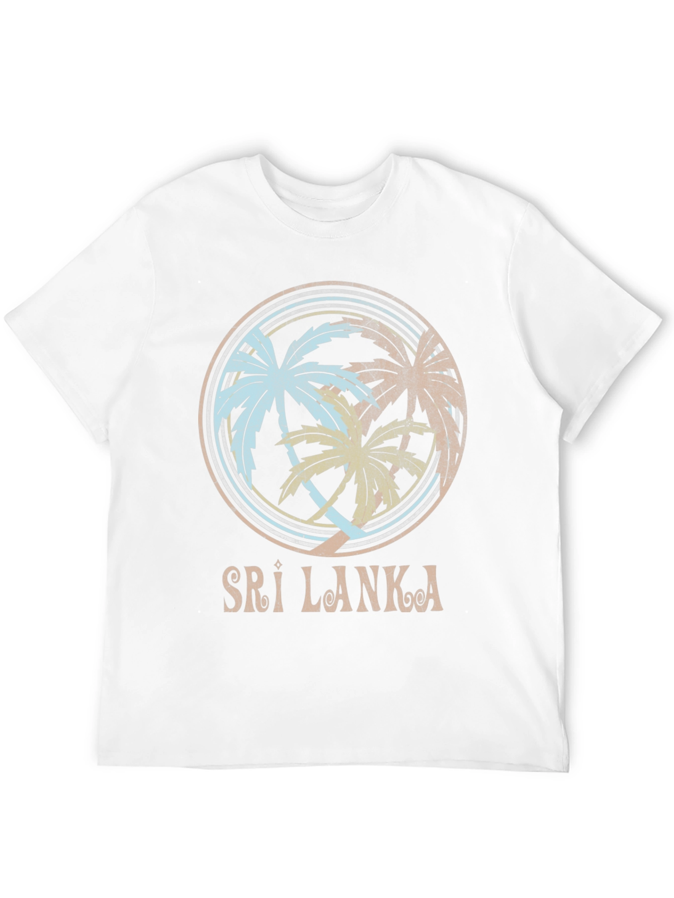 Sri Lanka Palm Tree T-Shirt - Island Vibes