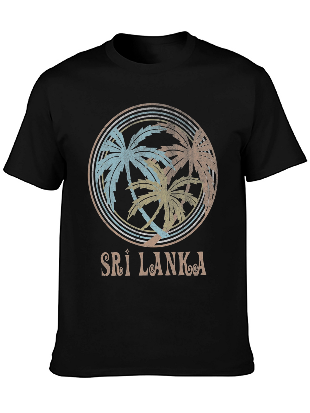 Sri Lanka Palm Tree T-Shirt - Island Vibes