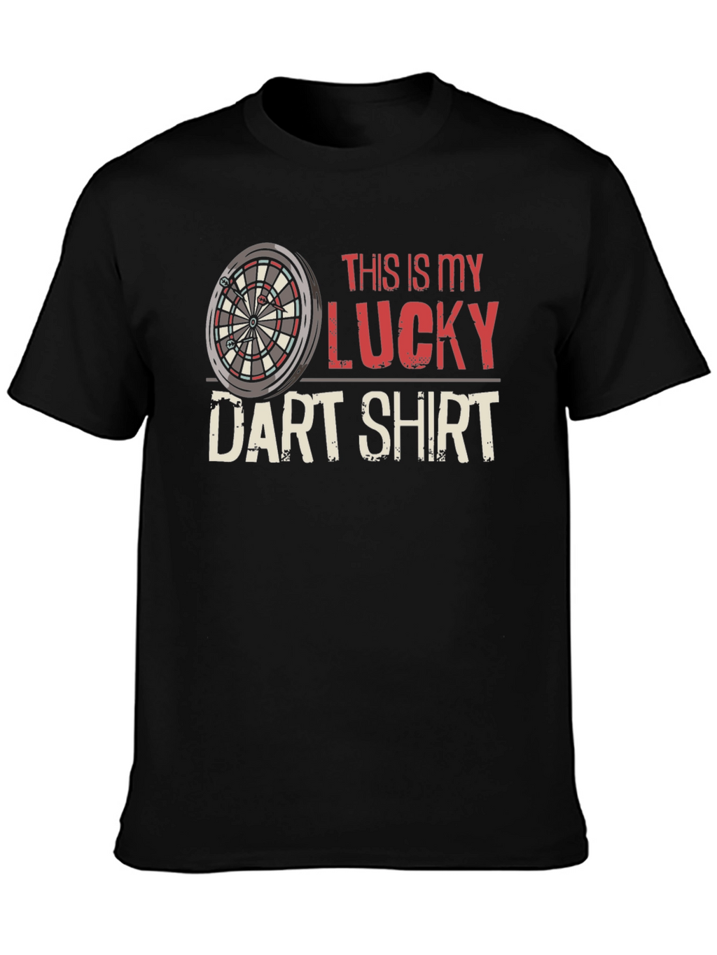 Lucky Dart Shirt - Novelty Dartboard Tee