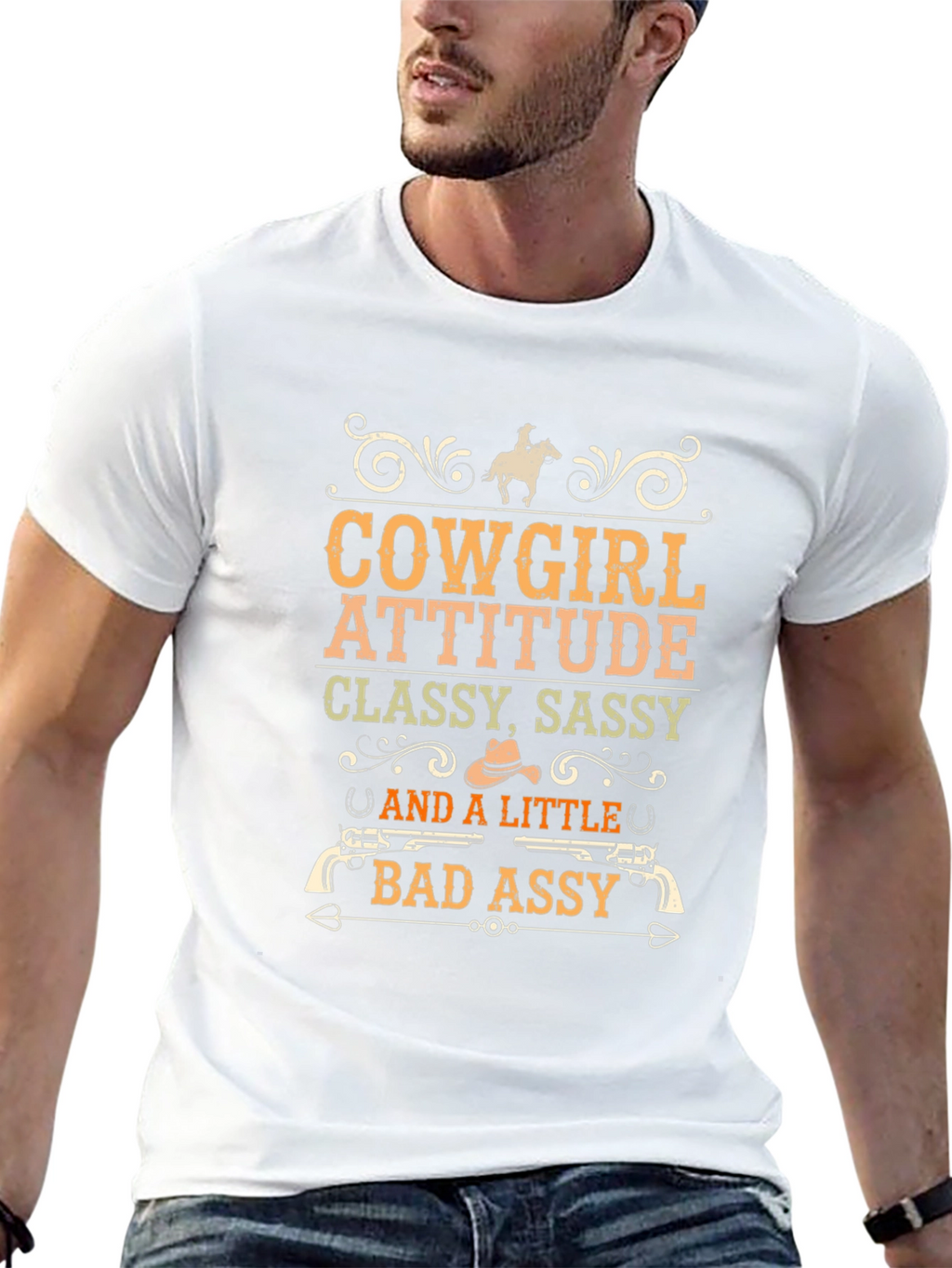 Cowgirl Attitude Graphic Tee
