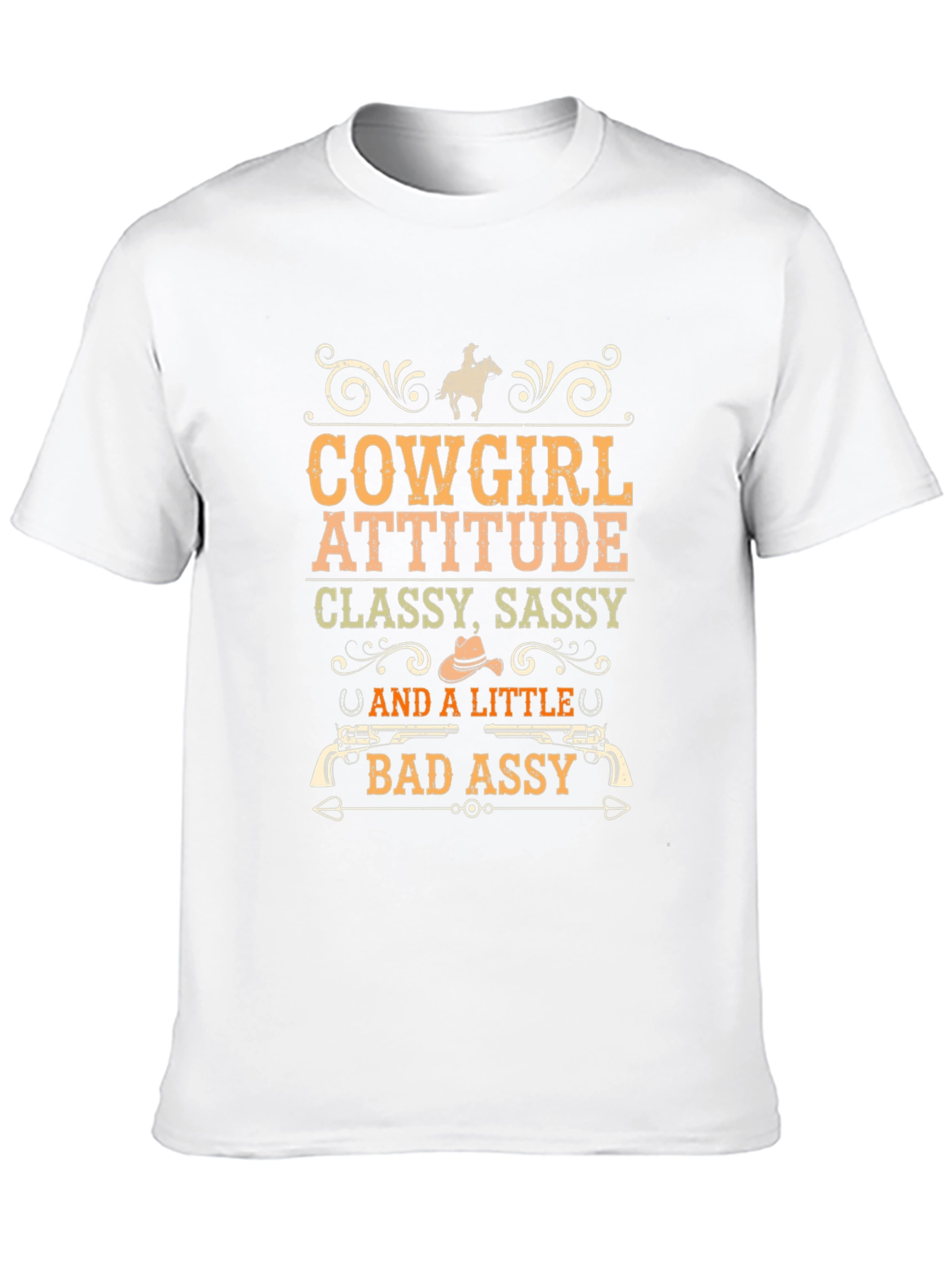 Cowgirl Attitude Graphic Tee